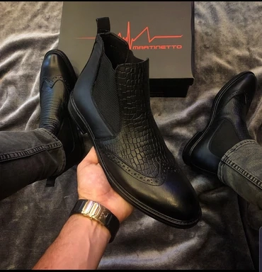 Bottines Chelsea En Cuir Pour Homme – Style Classique, Semelle Caoutchouc Antidérapante, Confortables Pour Bureau
